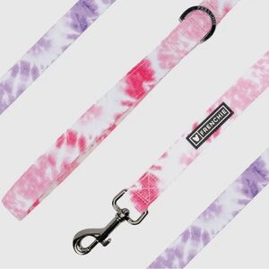 Frenchie Pink and Purple Tie Dye Comfort Leash